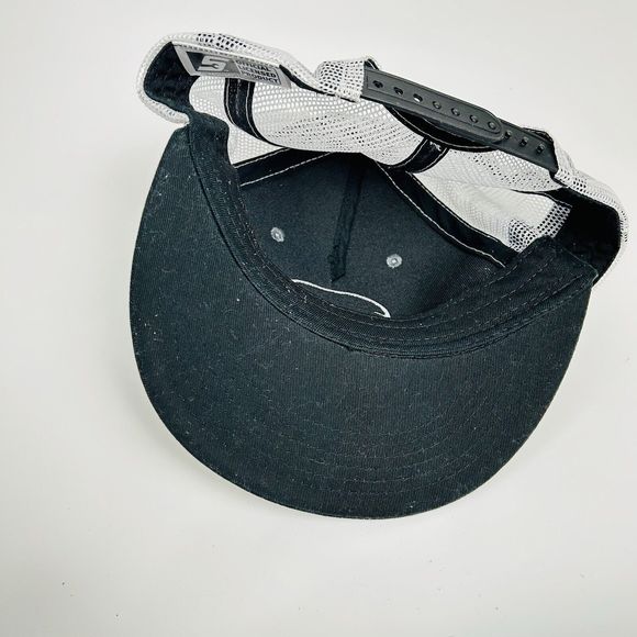 Snap-on Trucker‎ Hat Patch Logo Snapback Black/Charcoal Mesh Never Compromise - Picture 7 of 9